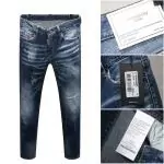 jeans ripped for hommes skinny dsq jeans pants twins blue